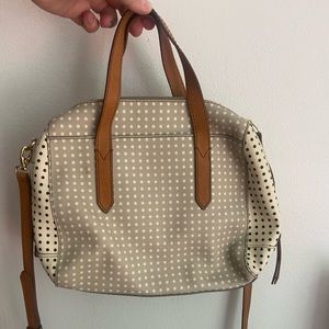 Fossil Polka Dot Satchel